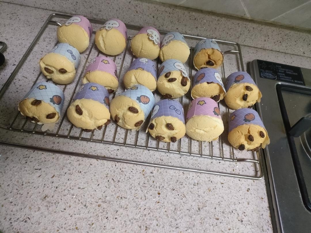 芝士戚风杯子蛋糕                &蔓越莓杯子蛋糕