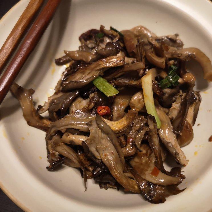 辣炒平菇