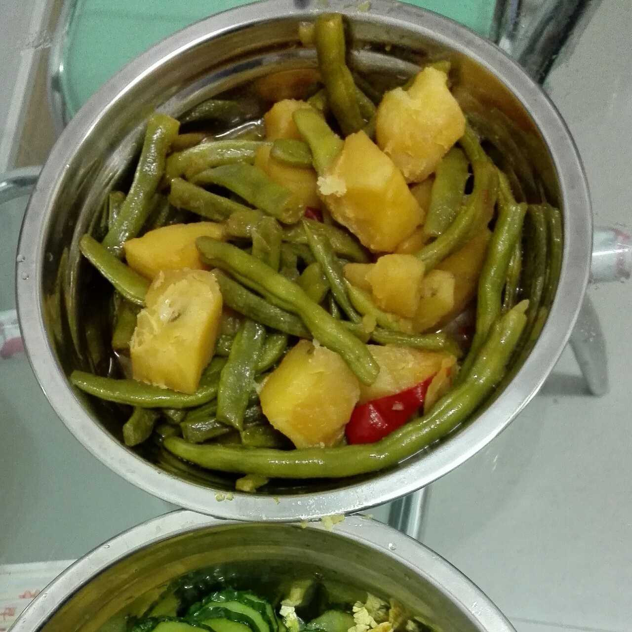 土豆炖豆角