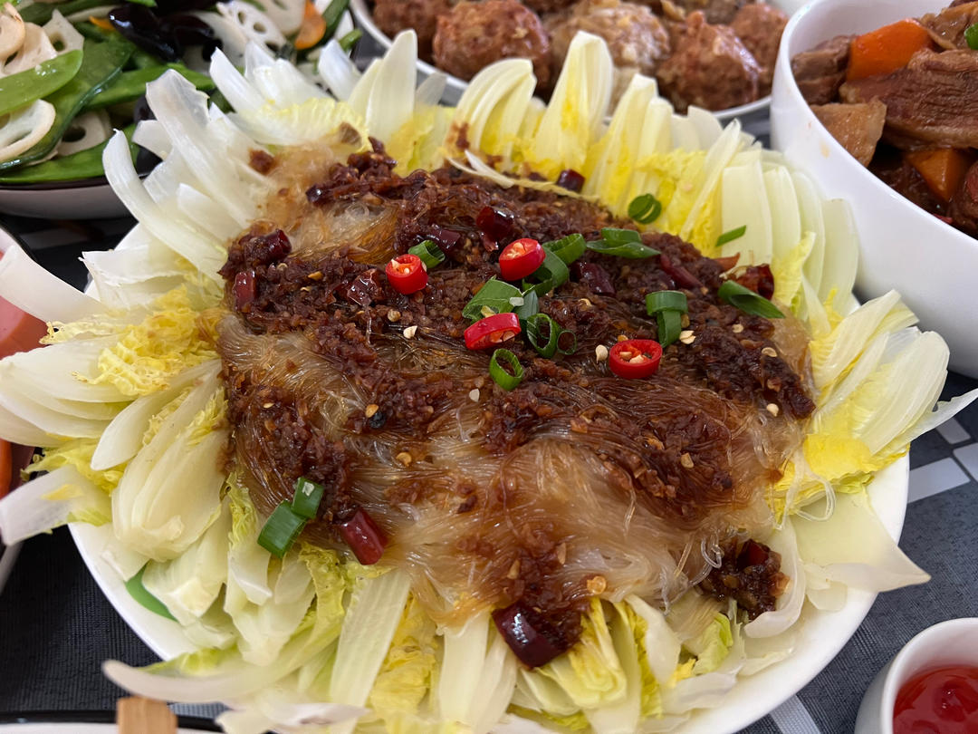 蒜蓉粉丝娃娃菜