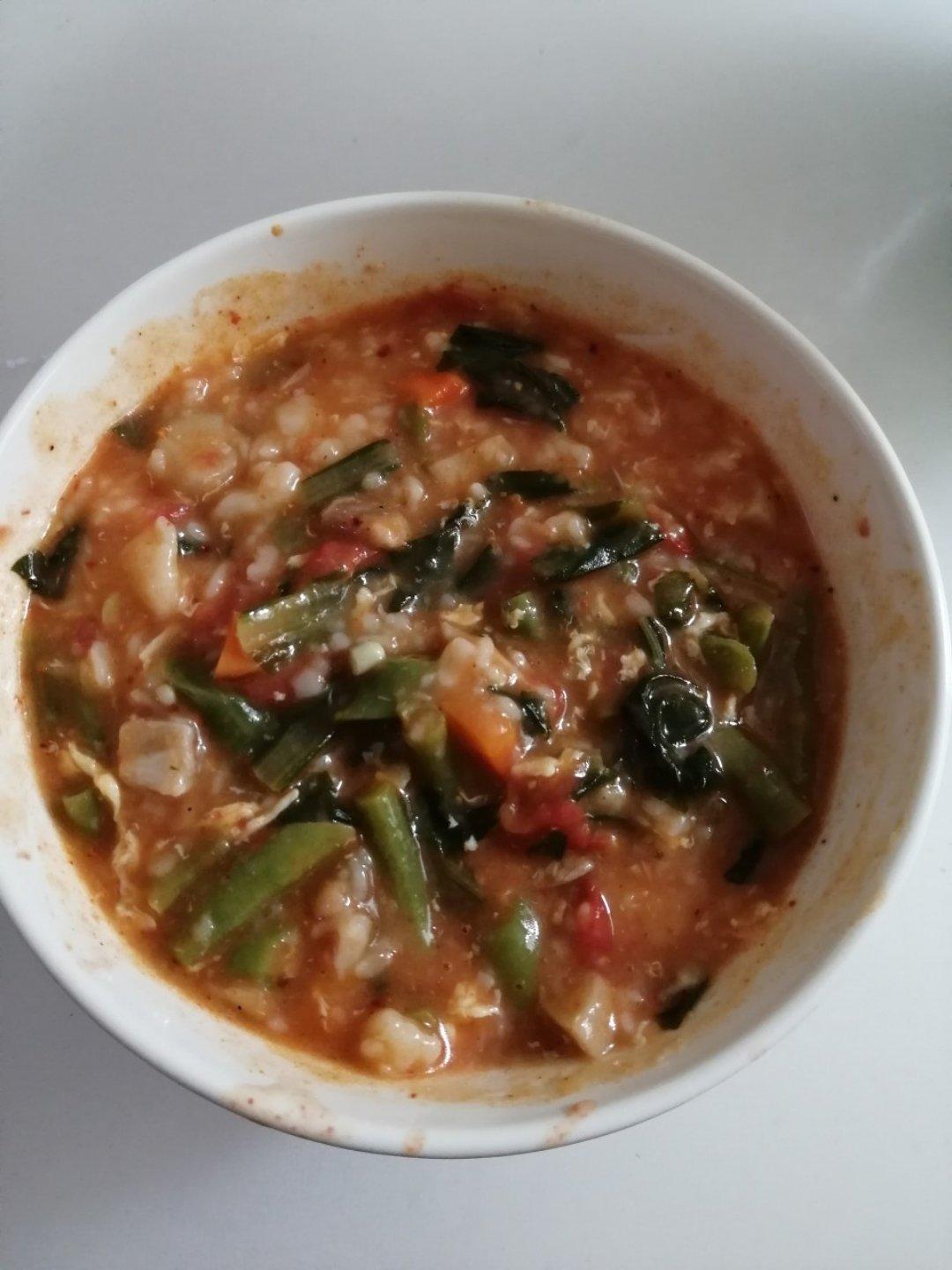 简单早餐-疙瘩汤