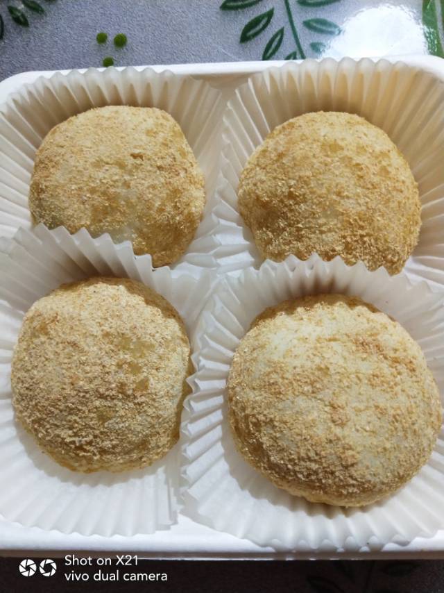 拉丝麻薯隔夜冷藏不变硬的实验成功，三夜依然拉丝