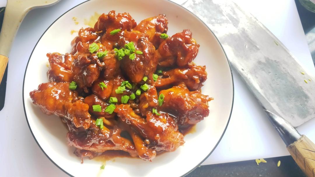日式蜜汁照烧鸡翅根（好吃到吮指～）