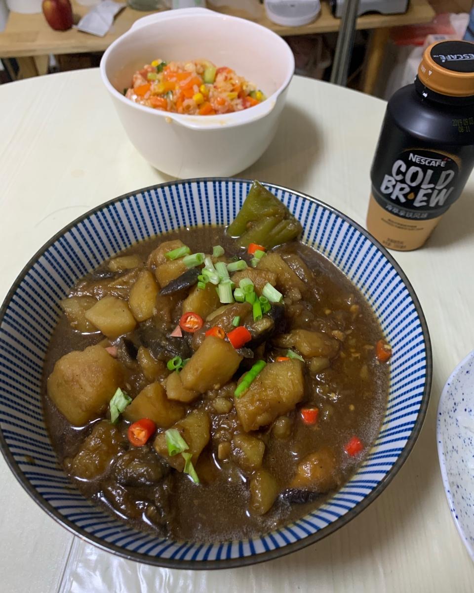 土豆炖茄子