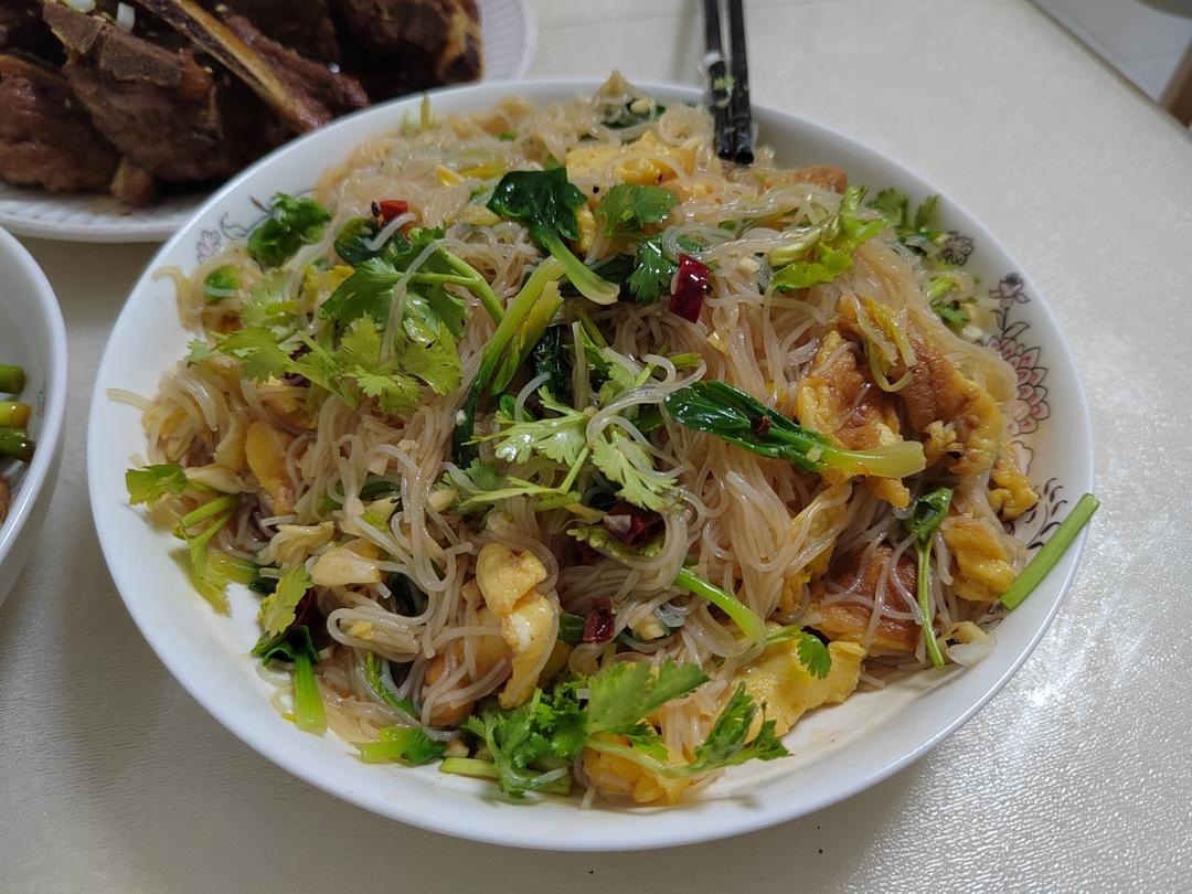 简易版凉拌粉丝