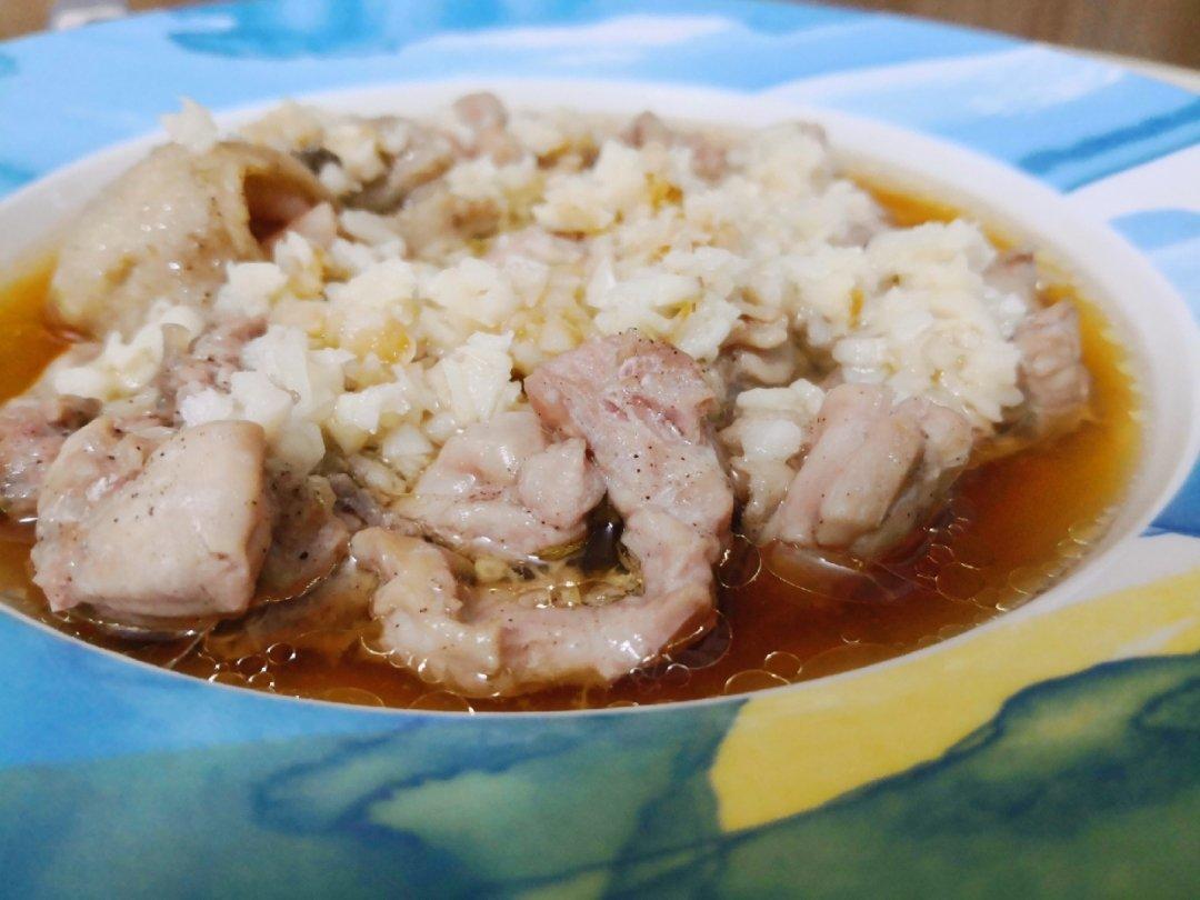 蒜蓉蒸鸡胸（鸡腿）