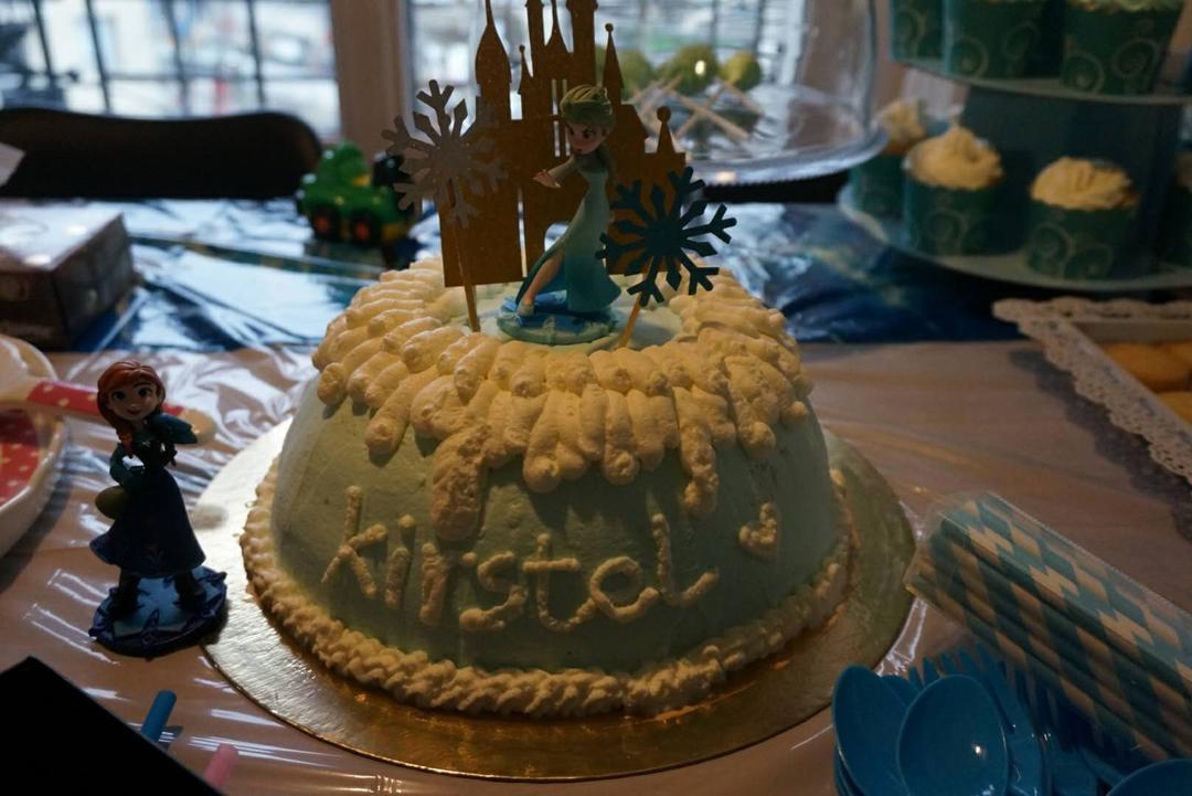 冰雪奇缘蛋糕