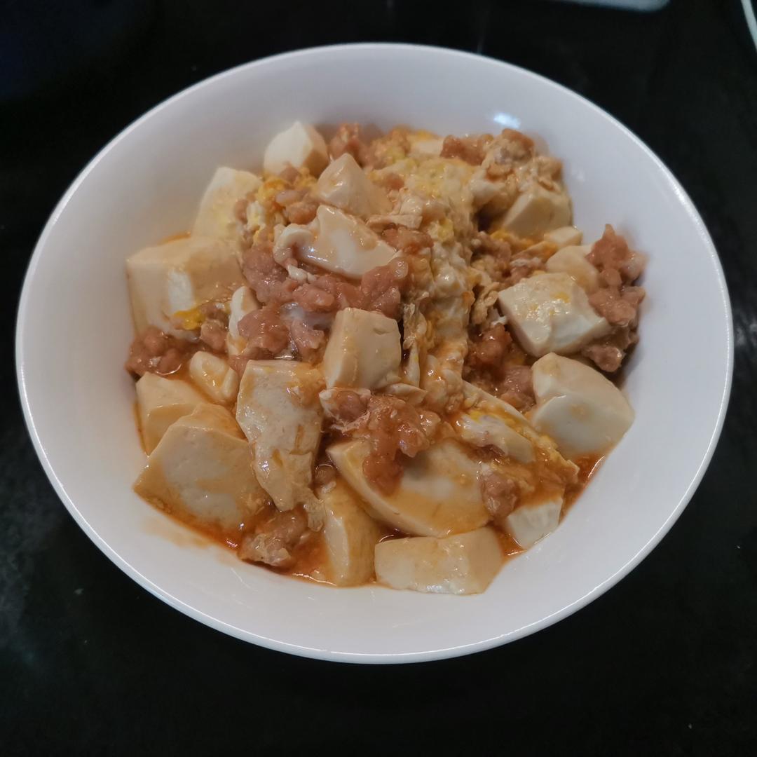 肉末滑蛋豆腐