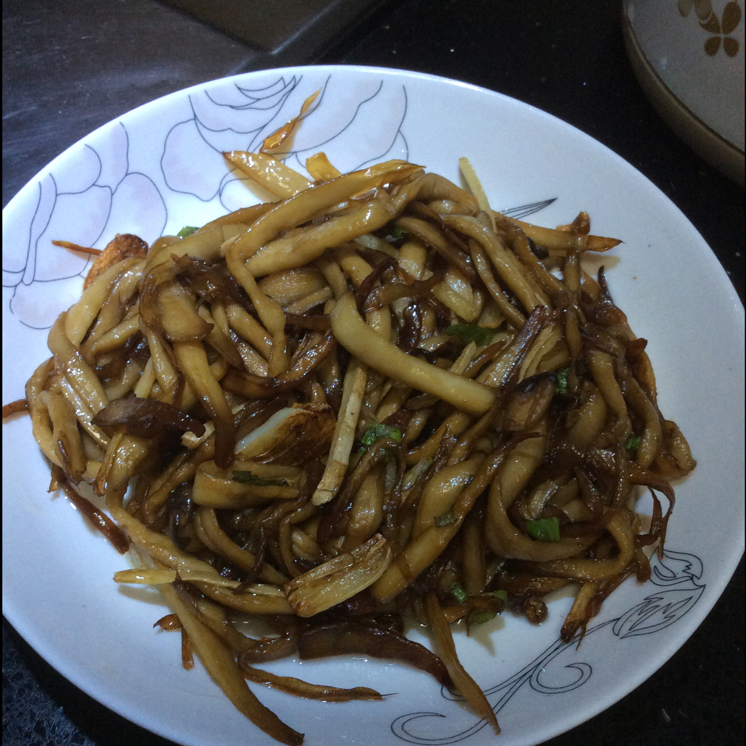 干煸手撕杏鲍菇