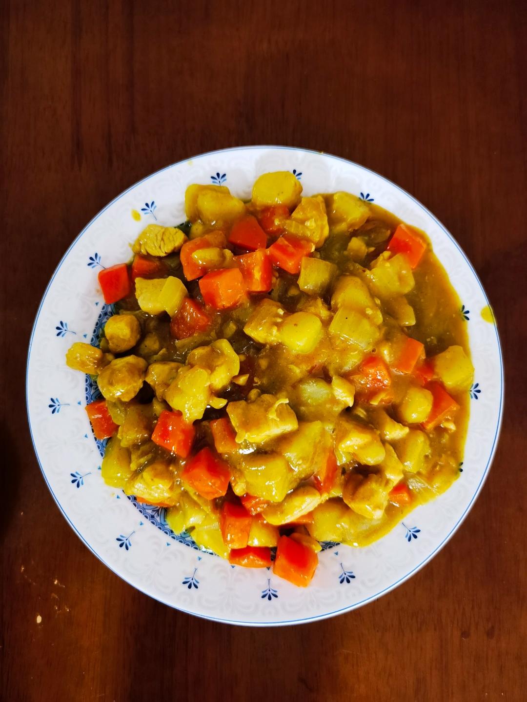 咖喱土豆鸡块