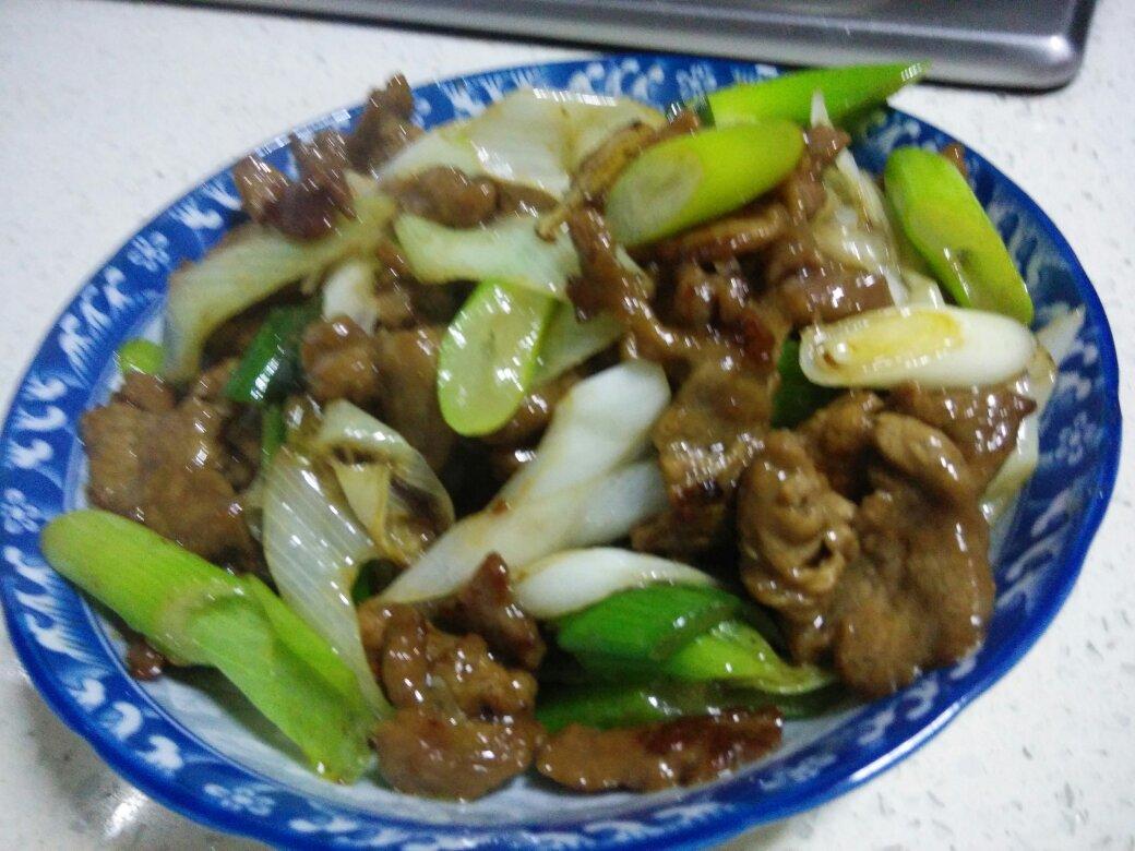葱爆羊肉