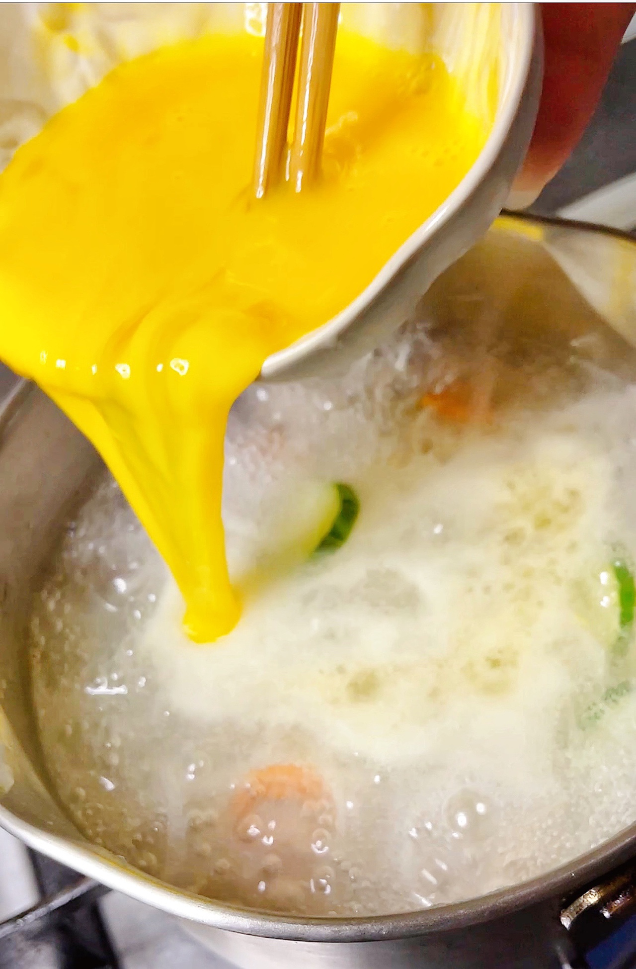 鲜掉牙的黄瓜蛋汤的做法 步骤5
