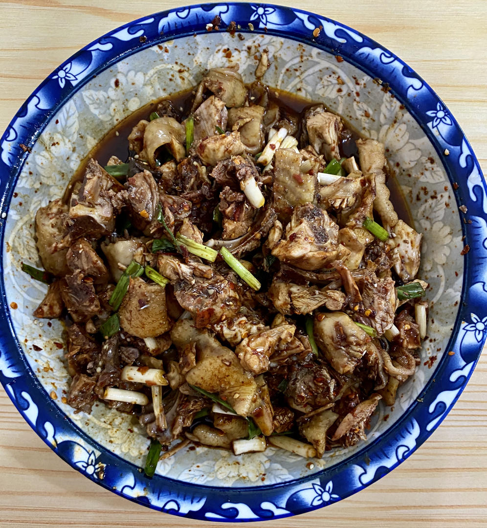 麻辣凉拌鸡，独家秘方，四川红油凉拌鸡肉，正宗的邛崃钵钵鸡