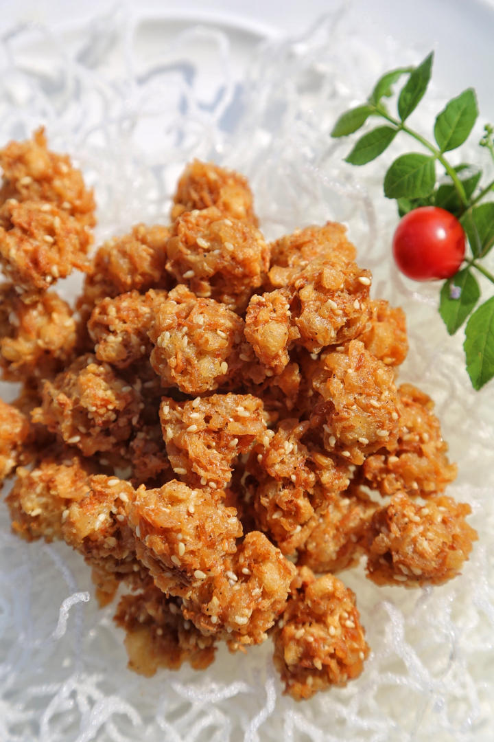 素菜｜（素）干炸丸子