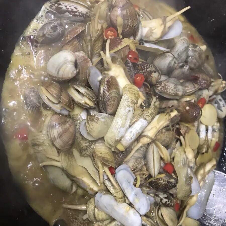 家常海鲜快手菜 爆炒蛏子