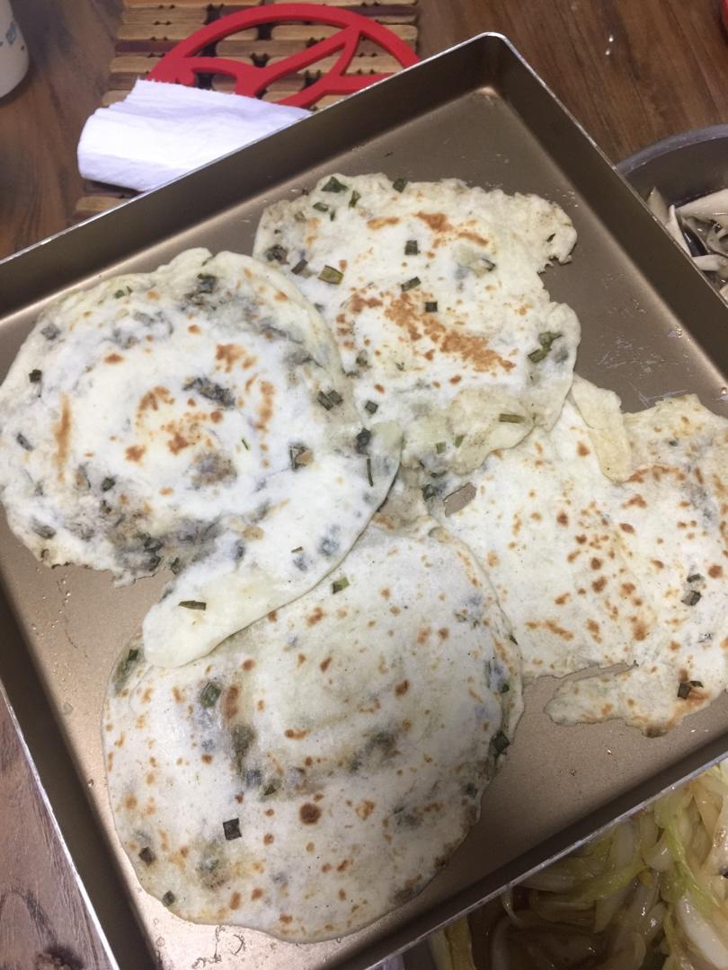 少油，自制手抓饼