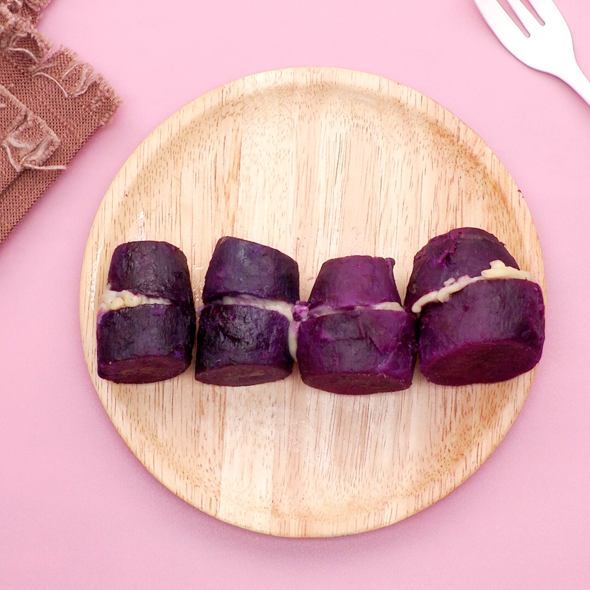 紫薯芝士夹