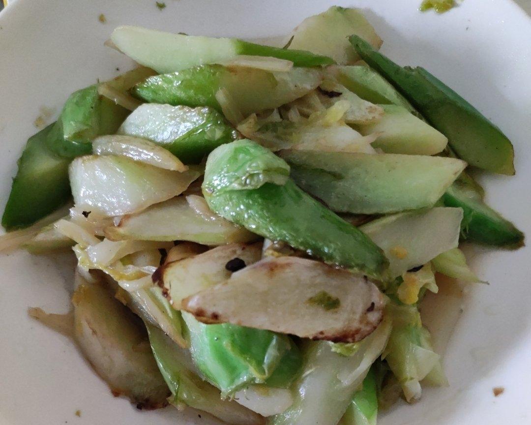 清炒芥兰笋的做法