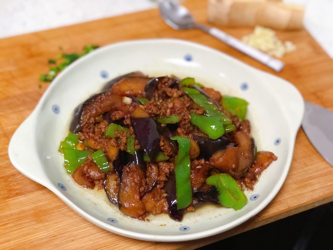 红烧肉沫茄子