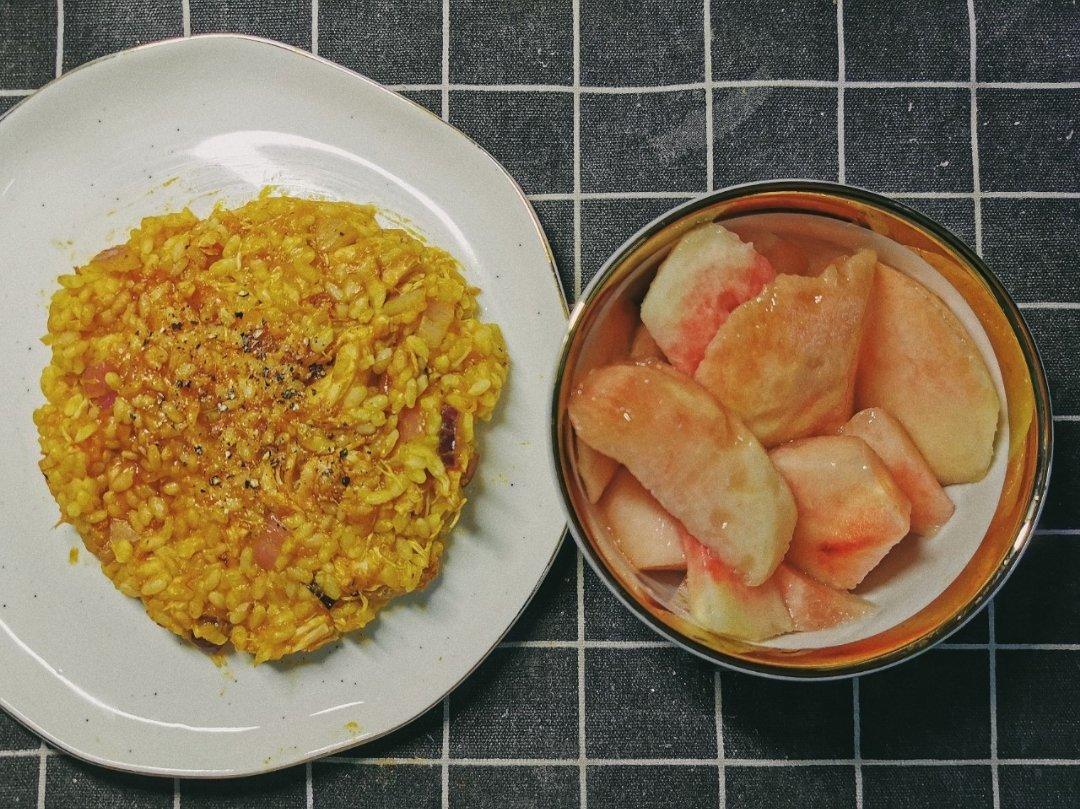 南瓜鸡肉饭