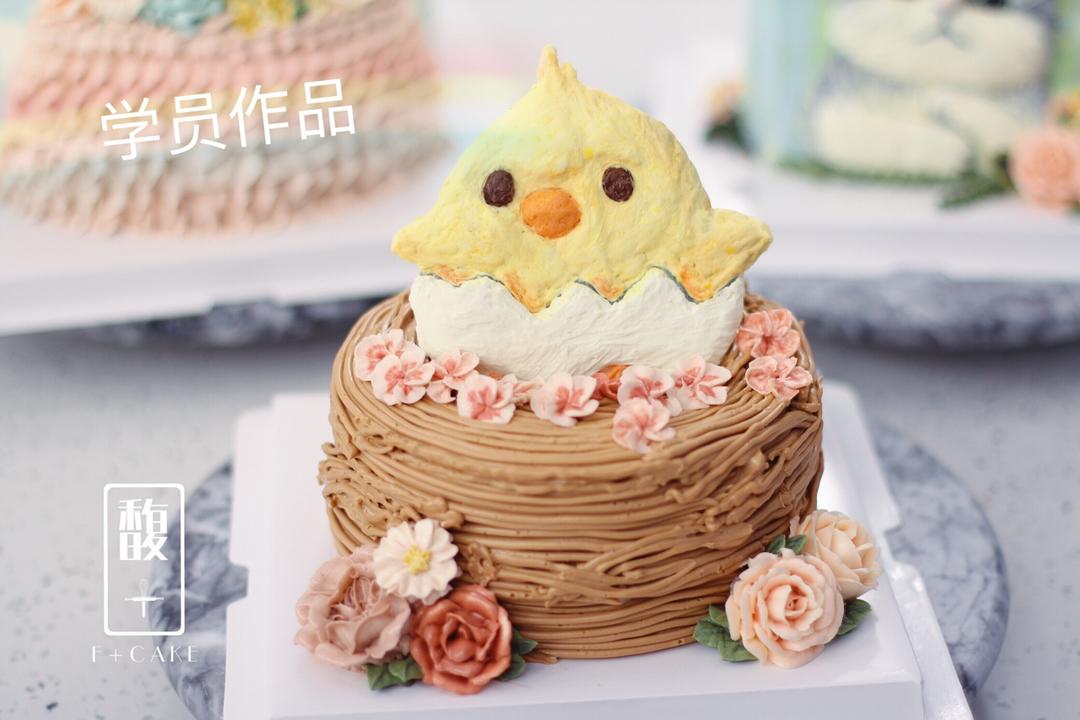 奶油霜浮雕蛋糕