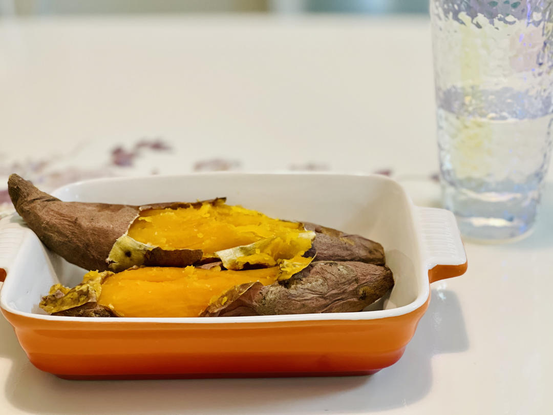 【烤箱版烤红薯】