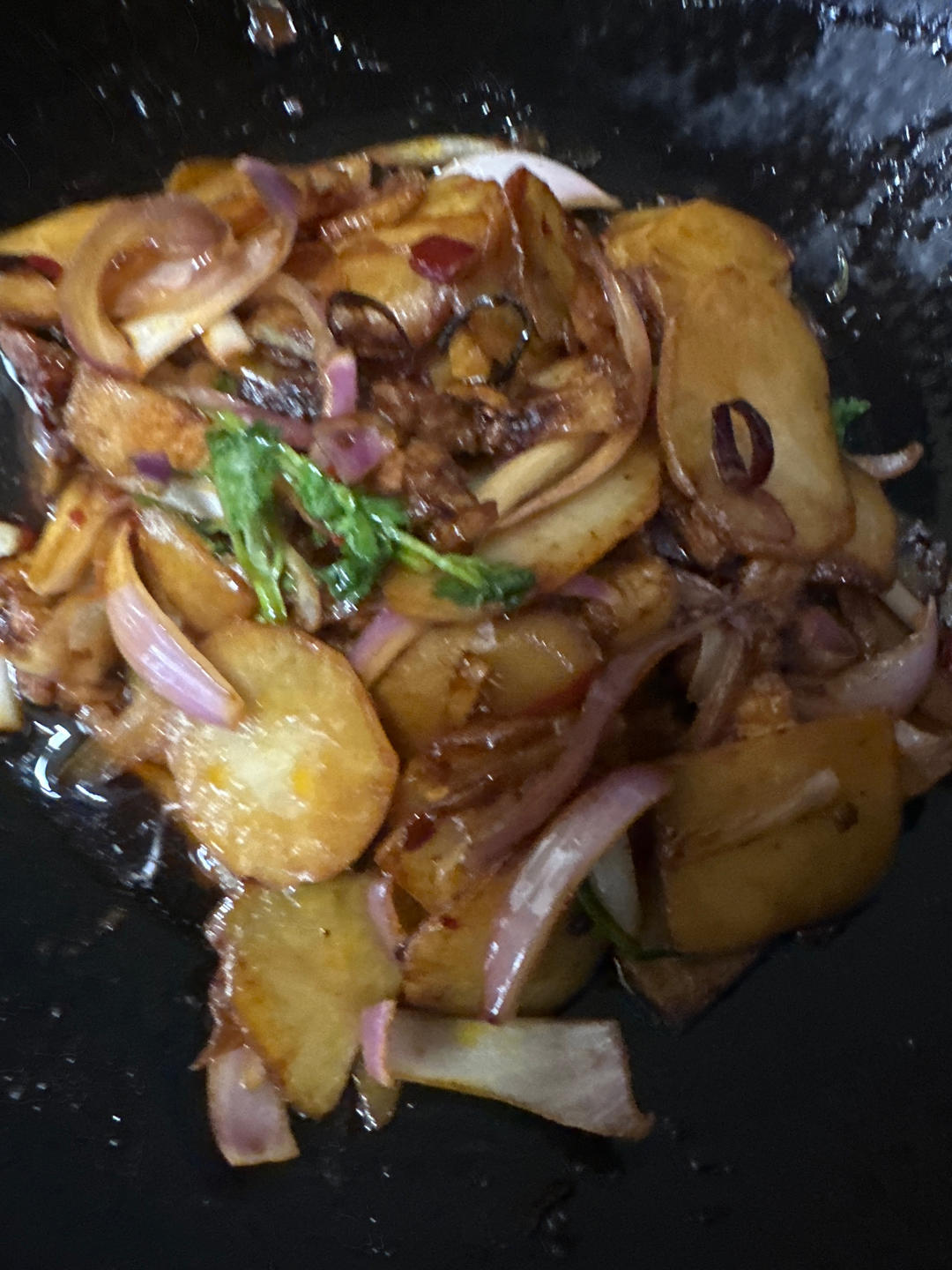干锅土豆片