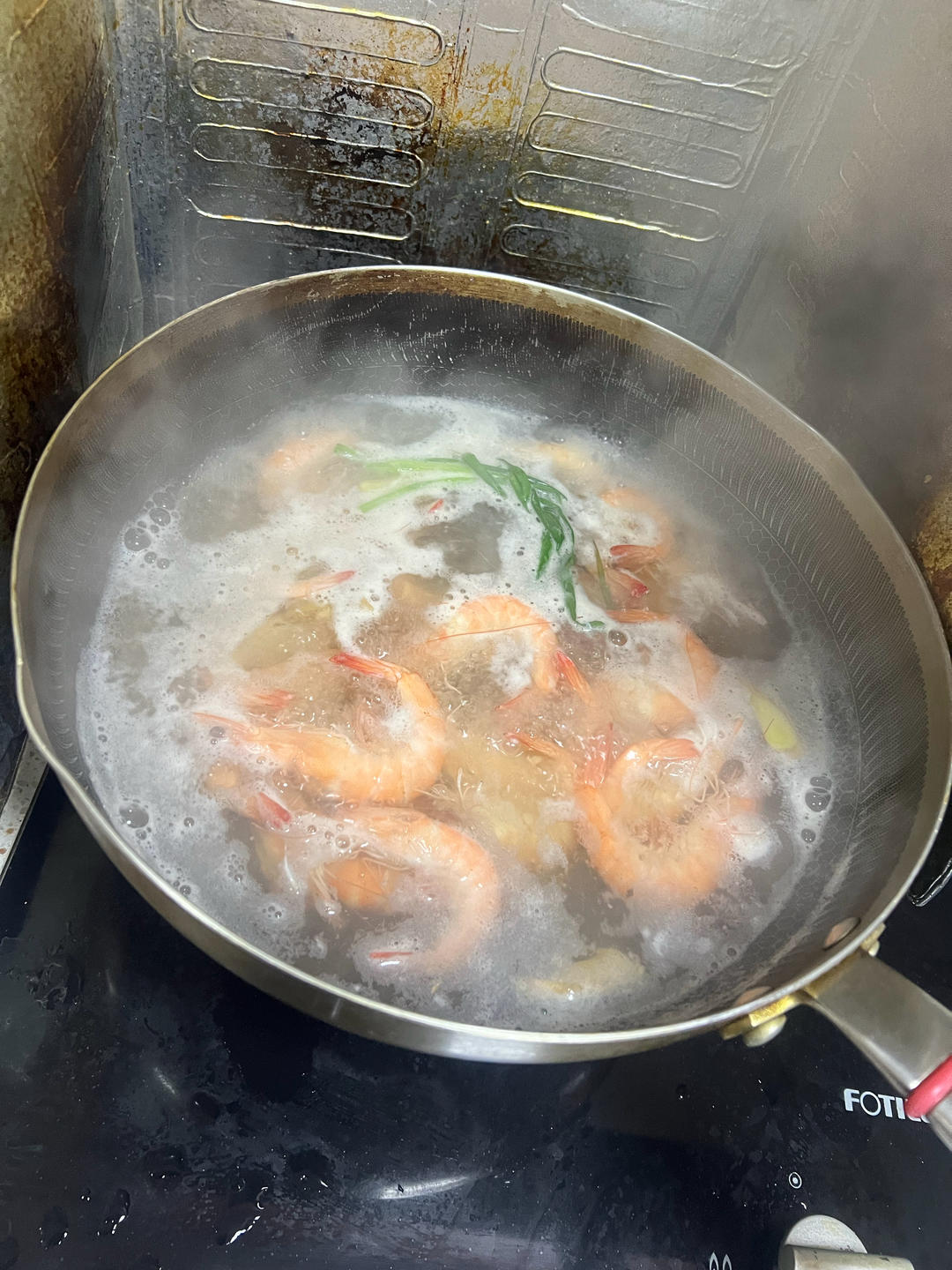 最简单的白灼虾（水煮）盐水基尾虾