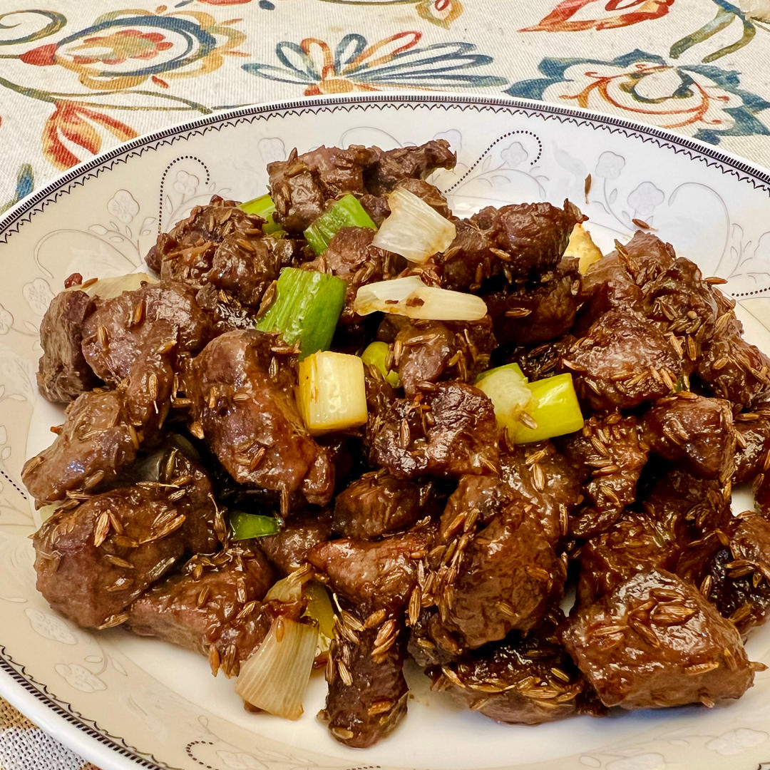 吃不到膻味的比烧烤更好吃的孜然羊肉🐏