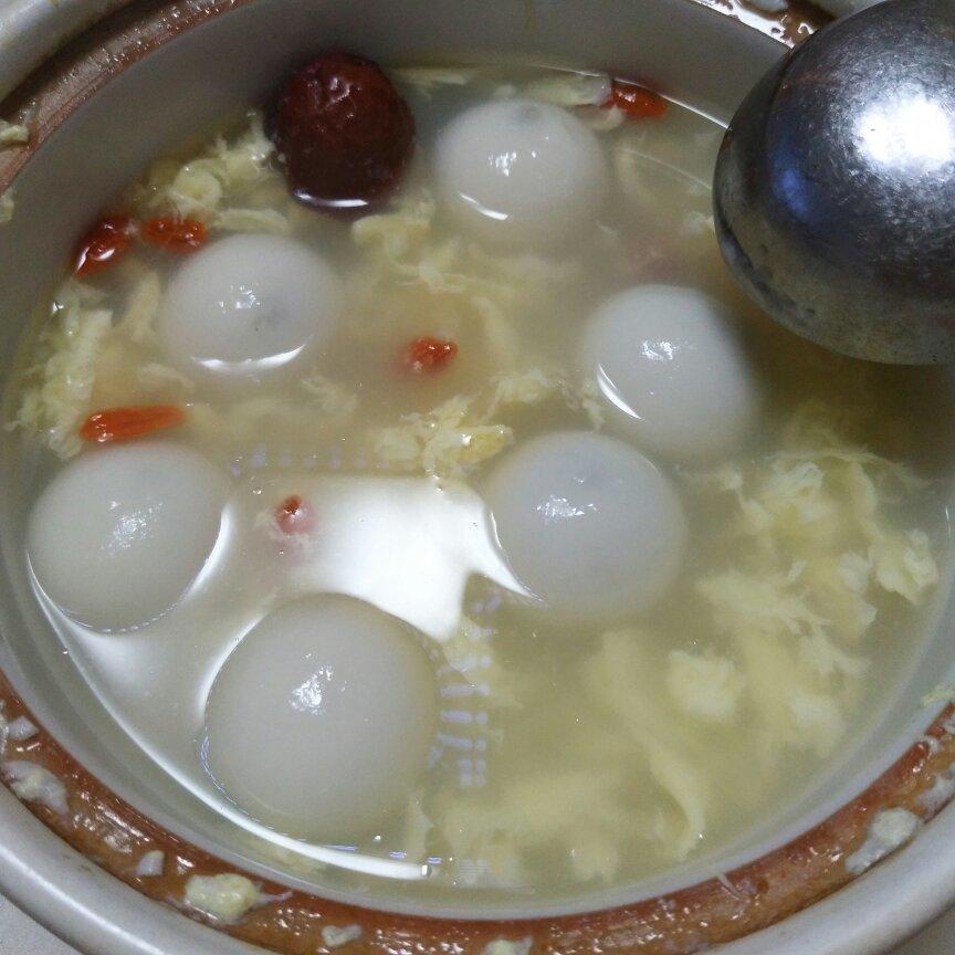 蛋花酒酿圆子