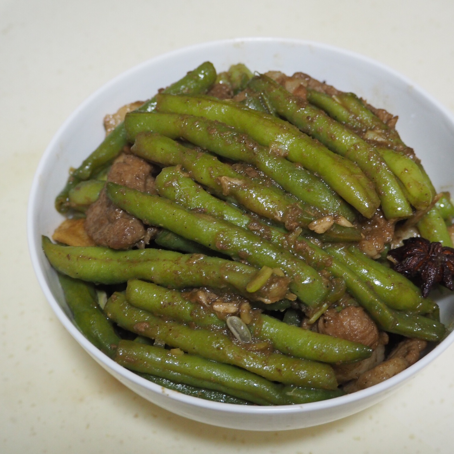 猪肉炖豆角