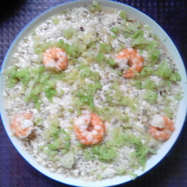 蒸豆腐饼