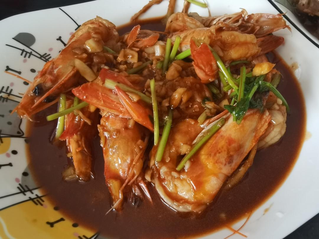 家庭版油焖大虾