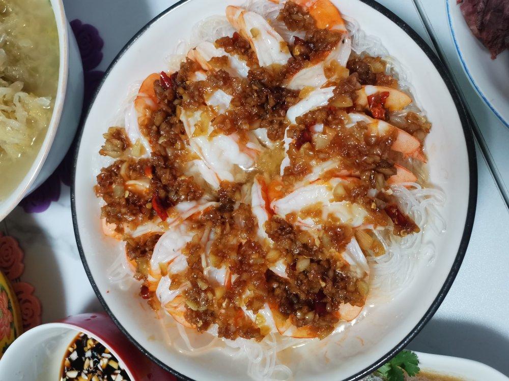 蒜蓉粉丝开背虾