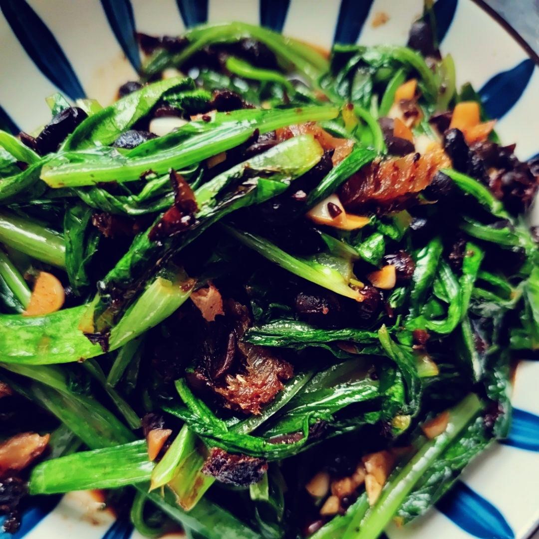豆豉鲮鱼油麦菜