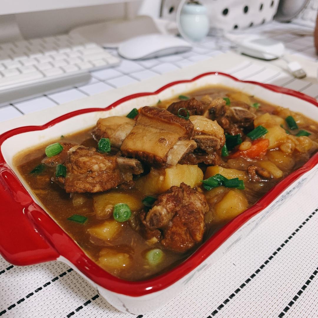 红烧排骨土豆