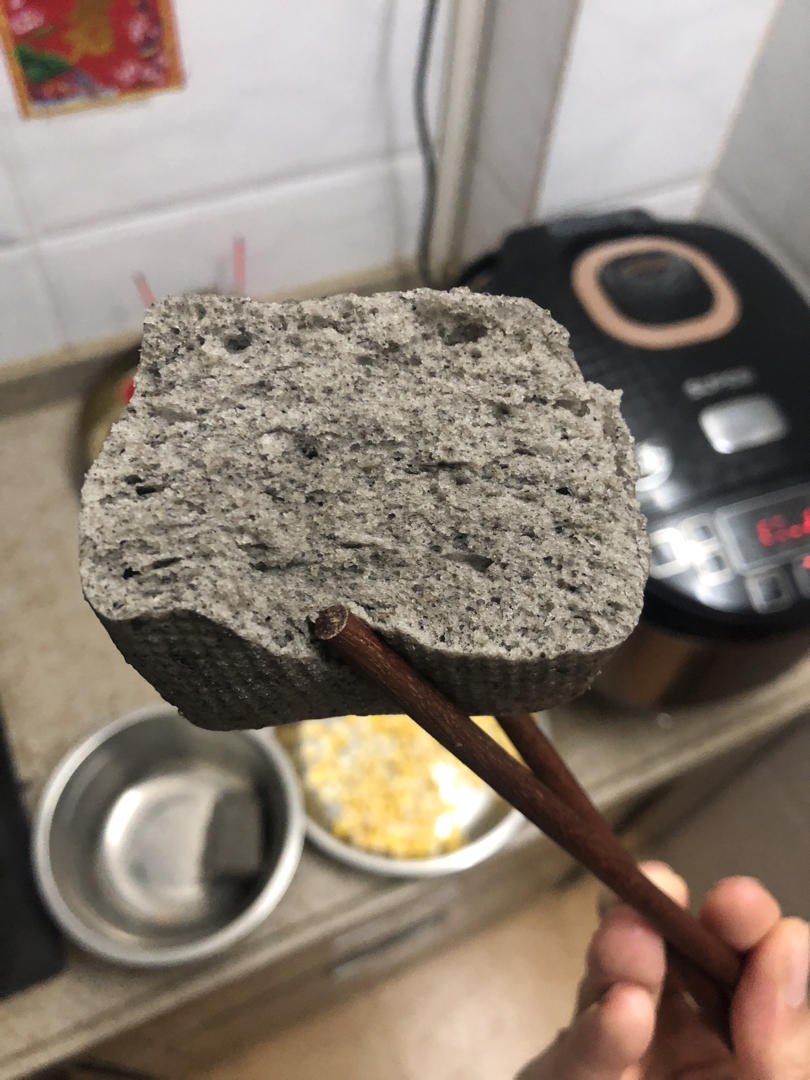 奶香黑芝麻刀切馒头