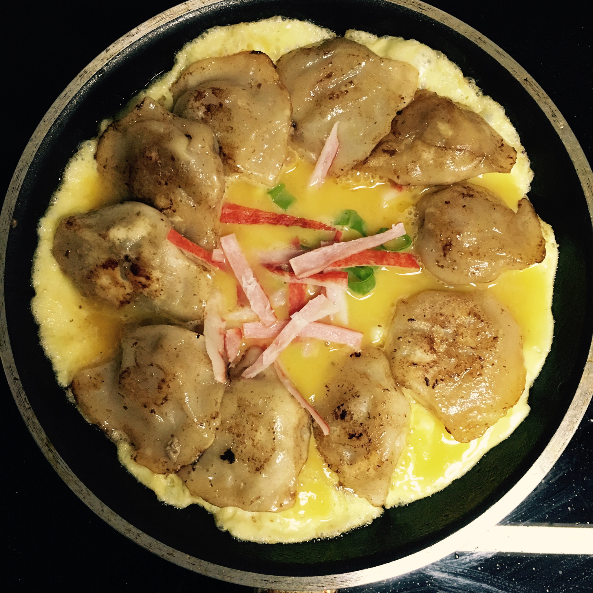 蛋抱煎饺（速冻饺）