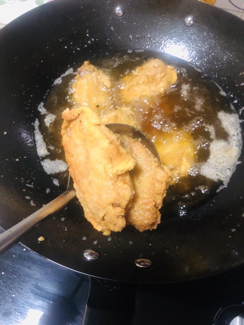 椒盐味炸鸡