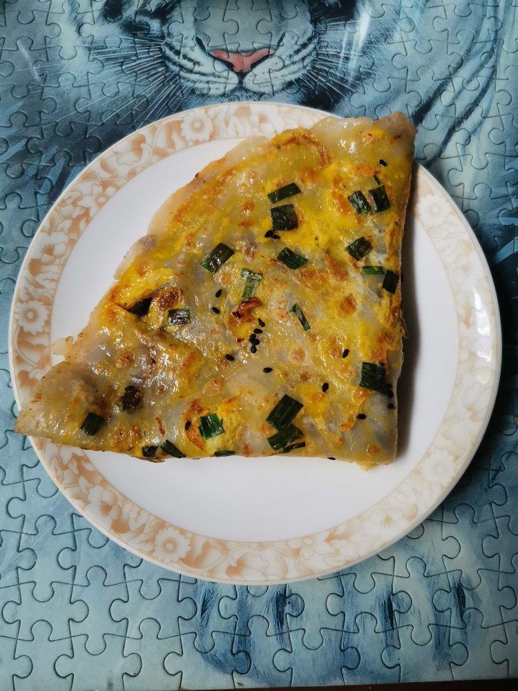 秒杀早餐摊不破皮大煎饼，步骤超详细