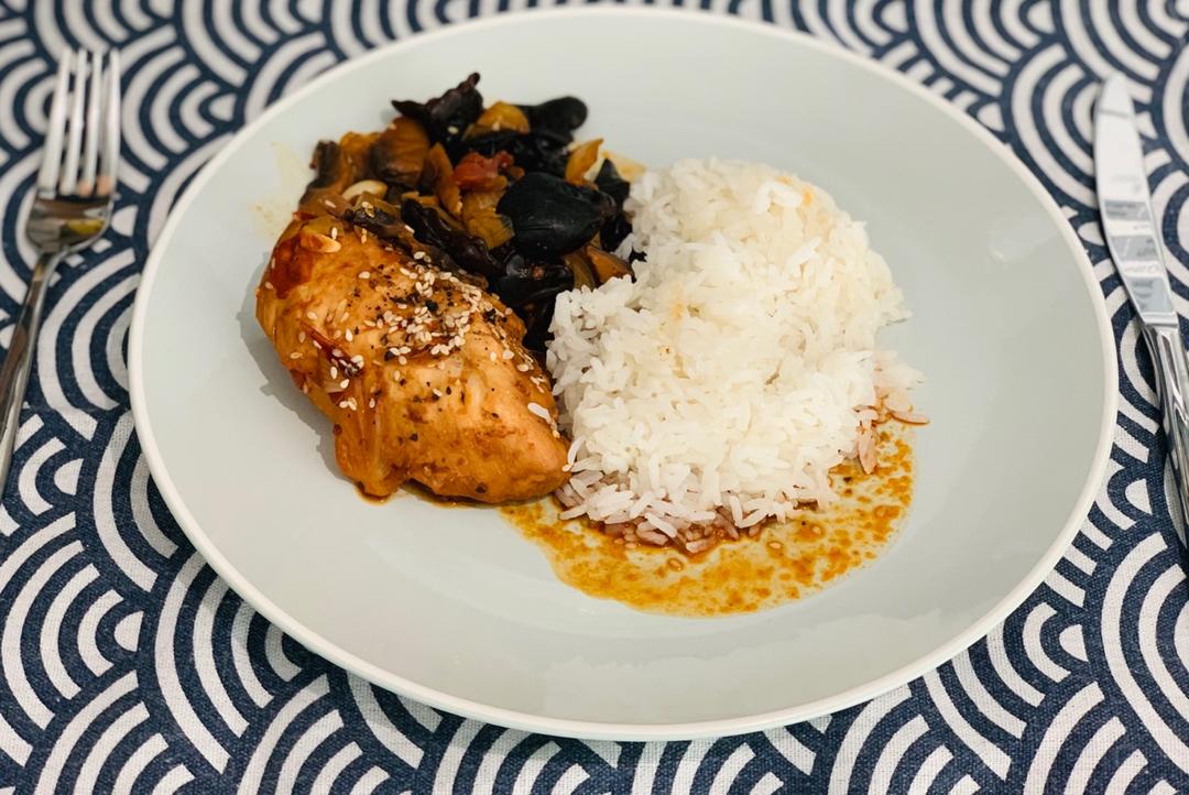 电饭煲煮鸡胸肉留学料理