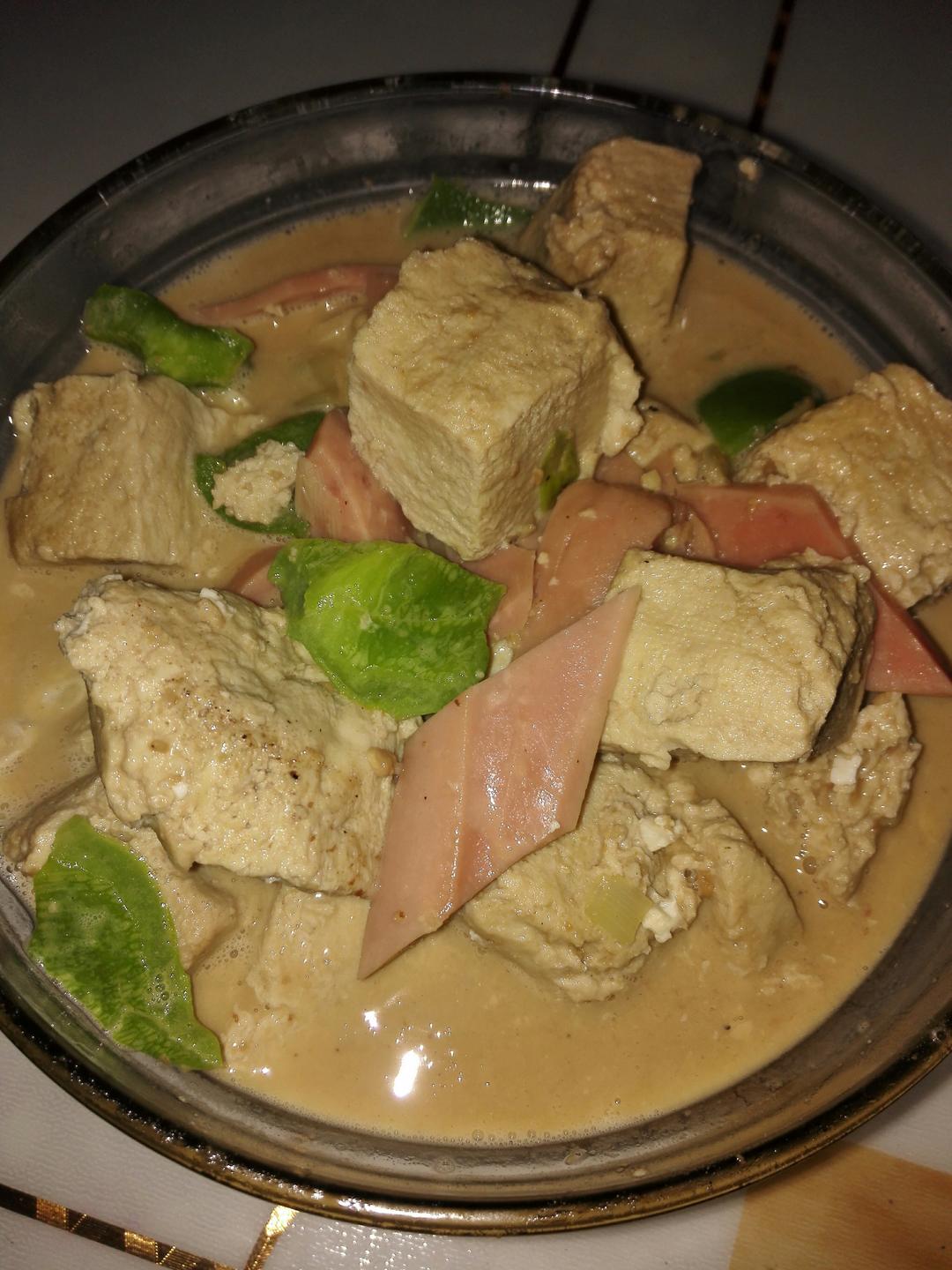 鸭黄冻豆腐的做法