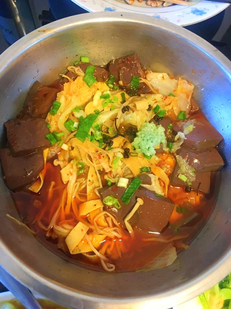 简单但不输饭店的毛血旺