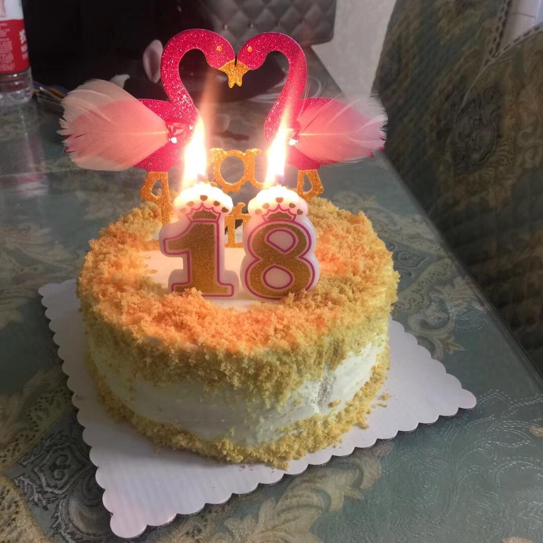 八寸戚风蛋糕（生日蛋糕坯）附六寸配单