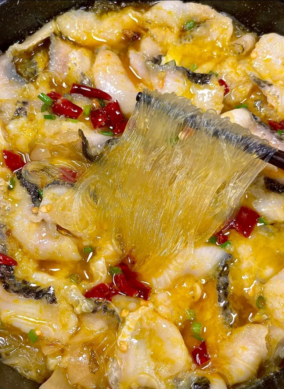 金汤粉丝酸菜鱼的做法