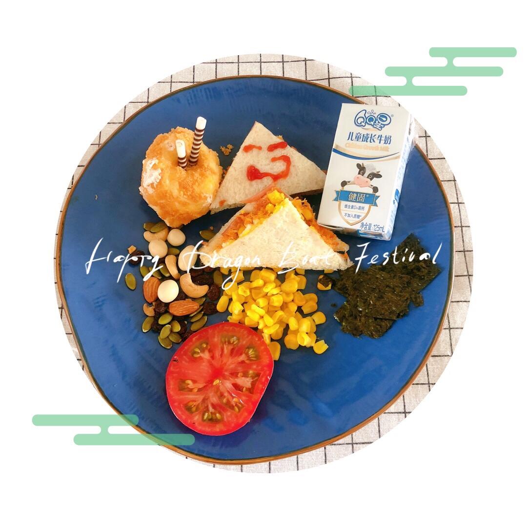 挑食孩子的童趣营养早餐【韩式蛋卷饭】