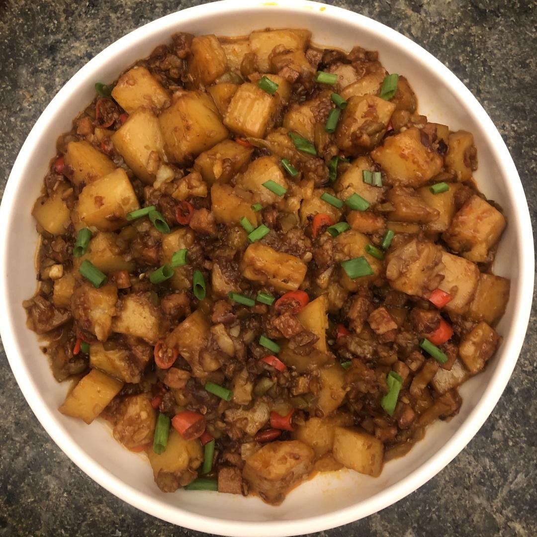 湖南口味红烧米豆腐