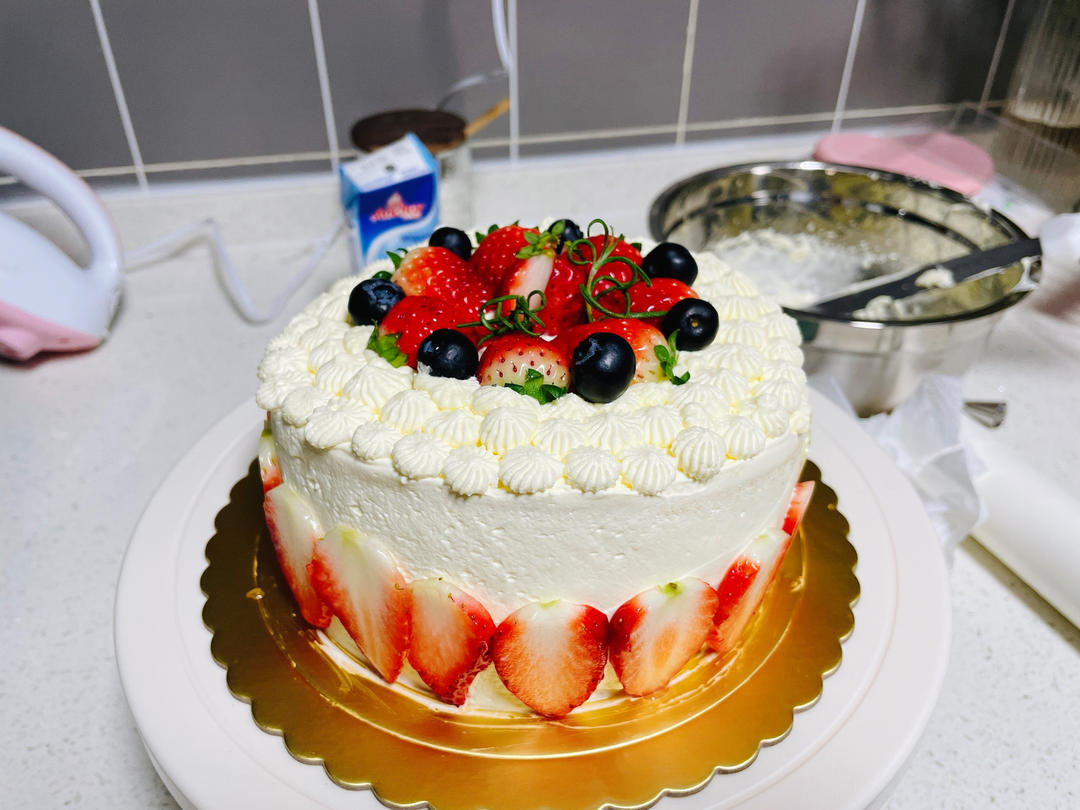 零失败6寸戚风蛋糕~