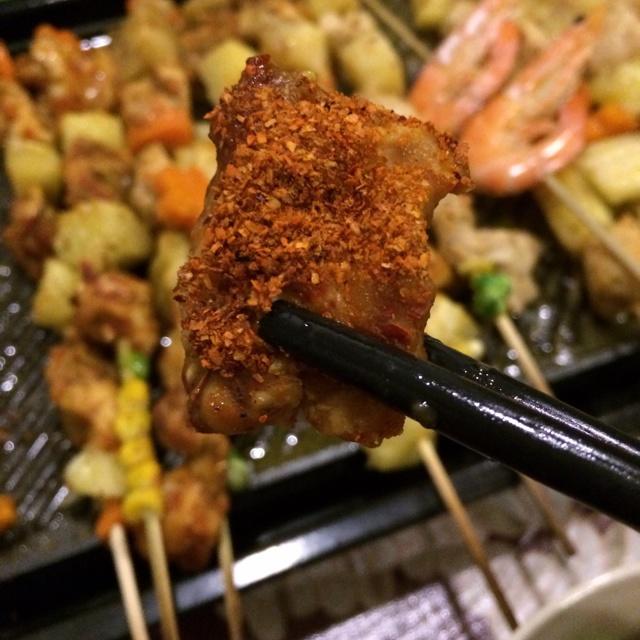 *懒人版肉香四溢烤肉*烤鸡肉串