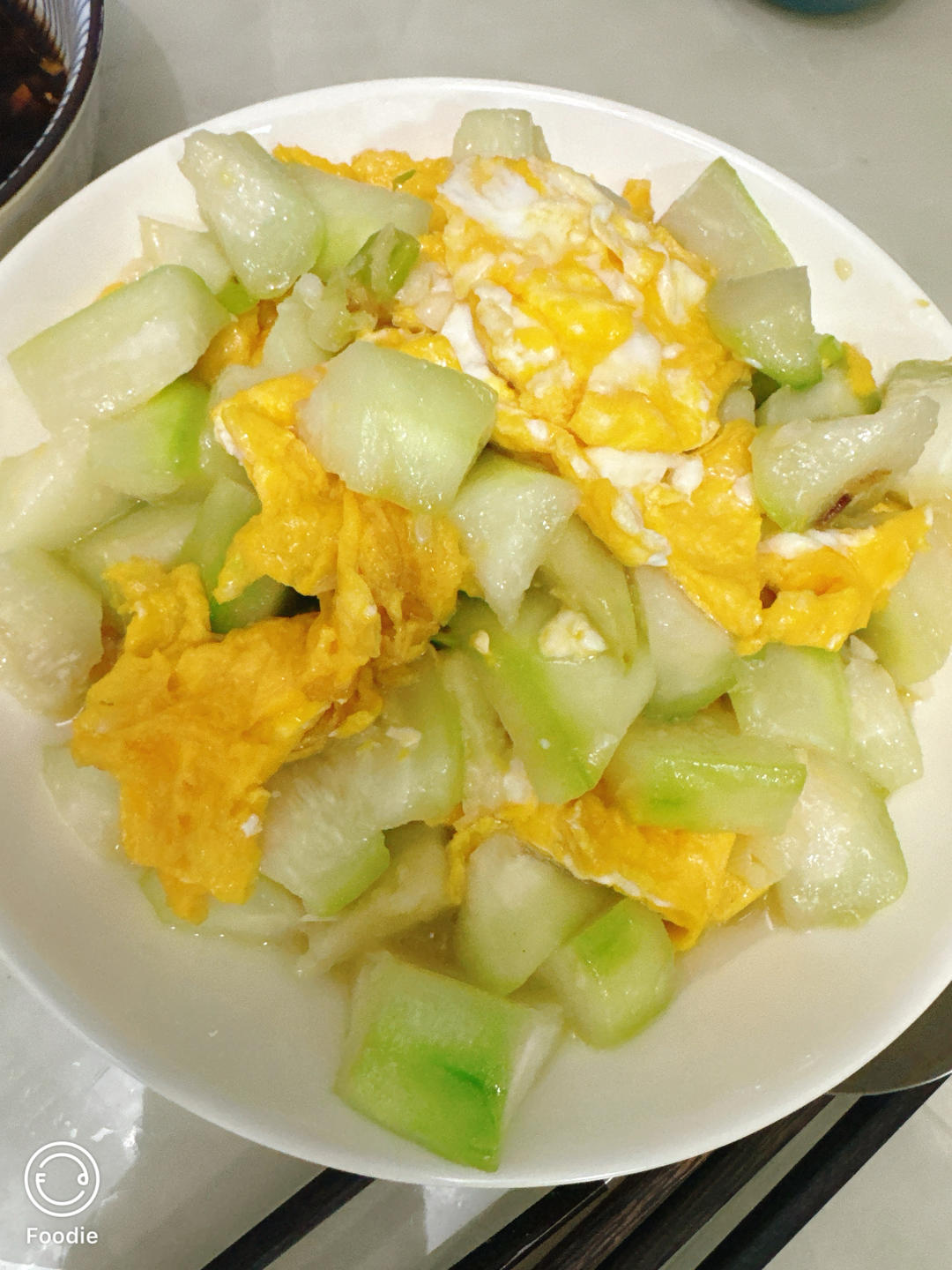 简单快手，五分钟搞定的丝瓜炒蛋